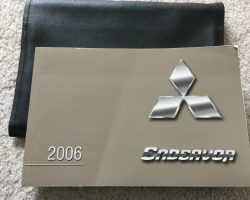2006 Mitsubishi Endeavor Owner's Manual Set