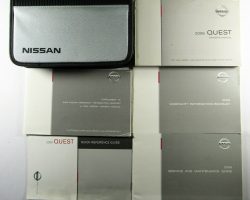 2006 Nissan Quest Owner's Manual Set