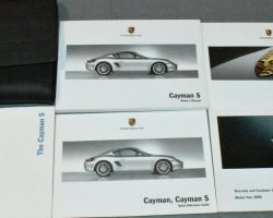 2006 Porsche Cayman S Owner's Manual Set