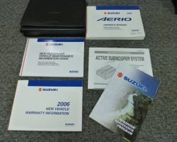 2006 Suzuki Aerio Owner's Manual Set