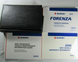 2006 Suzuki Forenza Owner's Manual Set