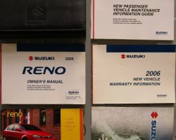 2006 Suzuki Reno Owner's Manual Set