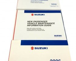 2006 Suzuki Verona Owner's Manual Set