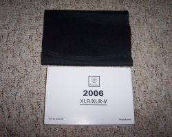 2006 Cadillac XLR Owner's Manual Set