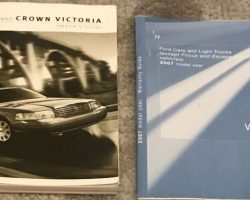 2007 Ford Crown Victoria Owner's Manual Set
