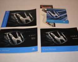 2007 Honda Civic Hybrid Owner's Manual Set