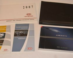 2007 Kia Amanti Owner's Manual Set