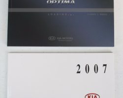 2007 Kia Optima Owner's Manual Set