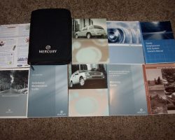 2007 Mercury Mountaineer Owner's Manual Set