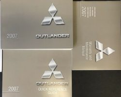 2007 Mitsubishi Outlander Owner's Manual Set