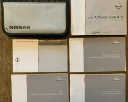 2007 Nissan Altima Hybrid Owner's Manual Set