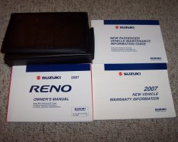 2007 Suzuki Reno Owner's Manual Set