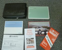 2007 Subaru Forester Owner's Manual Set