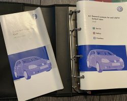 2007 Volkswagen Golf Owner's Manual Set