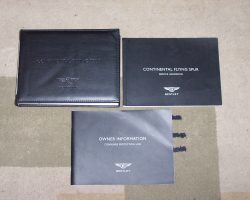 2009 Bentley Continental Flying Spur Owner's Manual Set