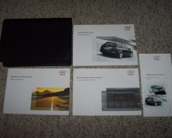 2008 Audi A4 Avant Owner's Manual Set