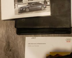 2008 Audi S6 Owner's Manual Set