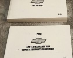 2008 Chevrolet Colorado Owner's Manual Set
