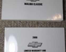 2008 Chevrolet Malibu Classic Owner's Manual Set