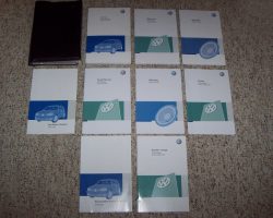 2008 Volkswagen CITY Golf Owner's Manual Set