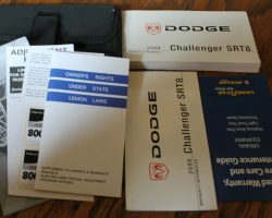 2008 Dodge Challenger SRT8 Owner's Operator Manual User Guide Set