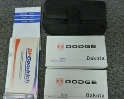 2008 Dodge Dakota Owner's Operator Manual User Guide Set