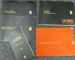 2008 Ferrari 430 Scuderia Owner's Manual Set