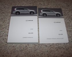 2008 Lexus GX470 Owner's Manual Set