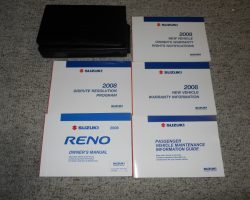 2008 Suzuki Reno Owner's Manual Set