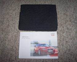 2008 Audi S4 Owner's Manual Set