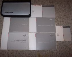2009 Nissan 370Z Coupe Owner's Manual Set