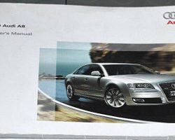 2009 Audi A8 Owner's Manual