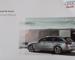 2009 Audi S4 Avant Owner's Manual