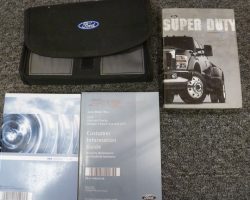 2009 Ford F-Super Duty Truck Owner's Manual Set