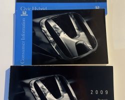 2009 Honda Civic Hybrid Owner's Manual Set
