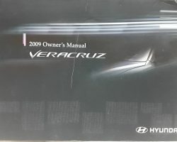 2009 Hyundai Veracruz Owner's Manual