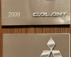 2009 Mitsubishi Galant Owner's Manual Set