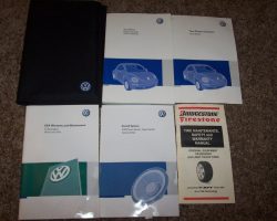 2009 Volkswagen New Beetle Owner's Manual Set