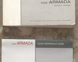2009 Nissan Armada Owner's Manual Set
