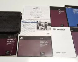 2009 Scion xD Owner's Manual Set