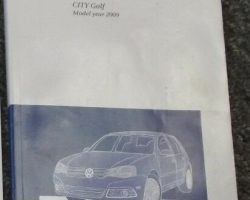 2009 Volkswagen CITY Golf Owner's Manual