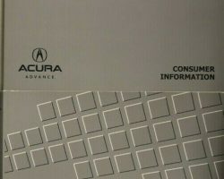 2010 Acura RL Owner's Manual Set
