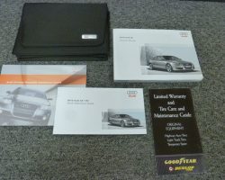 2010 Audi A5 Owner's Manual Set