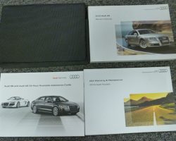 2010 Audi A8 Owner's Manual Set