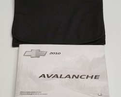 2010 Chevrolet Avalanche Owner's Manual Set