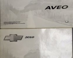 2010 Chevrolet Aveo Owner's Manual Set