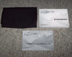 2010 Chevrolet Express Owner's Manual Set