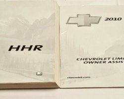 2010 Chevrolet HHR Owner's Manual Set
