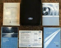 2010 Ford Crown Victoria Owner's Manual Set
