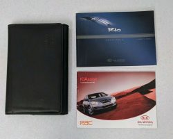 2010 Kia Rio Owner's Manual Set